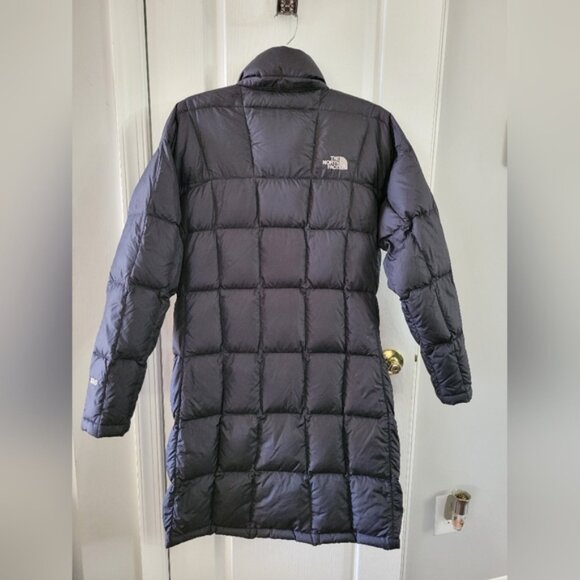 The North Face Women's Metropolis 600 Down Long Parka Puffer Coat Black Large - Picture 8 of 15